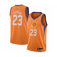 Men's Phoenix Suns #23 Cameron Johnson Authentic Orange Finished Basketball Stitched Jersey - Statement Edition