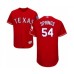 Men's Texas Rangers #54 Jeffrey Springs Red Alternate Flex Base Authentic Collection Baseball Player Stitched Jersey