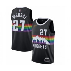 Men's Denver Nuggets #27 Jamal Murray Swingman Black Basketball Stitched Jersey - 2019 20 City Edition