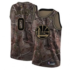 Men's Nike Golden State Warriors #0 DeMarcus Cousins Camo NBA Swingman Realtree Collection Jersey