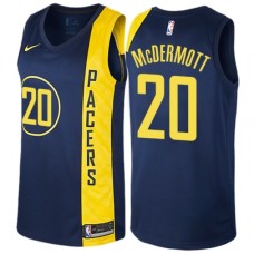 Men's Nike Indiana Pacers #20 Doug McDermott Swingman Navy Blue NBA Jersey - City Edition