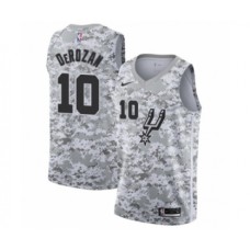 Men's San Antonio Spurs #10 DeMar DeRozan White Swingman Jersey - Earned Edition