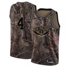 Men's Nike New Orleans Pelicans #4 Elfrid Payton Swingman Camo Realtree Collection NBA Jersey