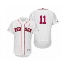 Men's Rafael Devers Boston Red Sox #11 White 2019 Mothers Day flex base Stitched Jersey