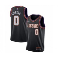 Men's Phoenix Suns #0 Marquese Chriss Swingman Black Basketball Stitched Jersey - 2019 20 City Edition