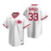 Men's Nike Cincinnati Reds #33 Jesse Winker White Cooperstown Collection Home Stitched Baseball Jersey