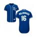 Men's Kansas City Royals #16 Martin Maldonado Royal Blue Alternate Flex Base Authentic Collection Baseball Jersey