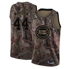 Men's Nike Detroit Pistons #44 Rick Mahorn Swingman Camo Realtree Collection NBA Jersey