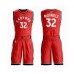 Men's Toronto Raptors #32 KJ McDaniels Swingman Red 2019 Basketball Finals Bound Suit Jersey - Icon Edition