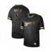 Men's Milwaukee Brewers #8 Ryan Braun Authentic Black Gold Fashion Baseball Stitched Jersey