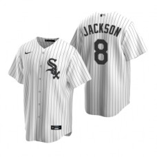 Men's Nike Chicago White Sox #8 Bo Jackson White Home Stitched Baseball Jersey