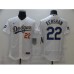 Men's Nike Los Angeles Dodgers #22 Clayton Kershaw White World Series Champions Authentic Stitched Jersey