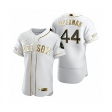 Men's Boston Red Sox #44 Brandon Workman Nike White Authentic Golden Edition Stitched Jersey