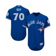 Men's Toronto Blue Jays #70 Anthony Kay Blue Alternate Flex Base Authentic Collection Baseball Player Stitched Jersey