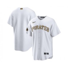 Men's Pittsburgh Pirates Blank White 2022 All-Star Cool Base Stitched Baseball Jersey