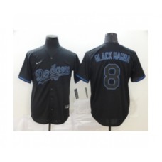 Los Angeles Dodgers #8 Kobe Bryant Black Shadow 2020 Cool Base Stitched Jersey