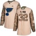 Men Adidas St. Louis Blues #32 Brian Flynn Authentic Camo Veterans Day Practice NHL Jersey