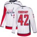 Men Adidas Washington Capitals #42 Martin Fehervary Authentic White Away NHL Jersey