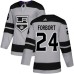 Men Adidas Los Angeles Kings #24 Derek Forbort Premier Gray Alternate NHL Jersey