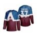 Men Colorado Avalanche #37 J.T. Compher Authentic Burgundy Blue 2020 Stadium Series Hockey Stitched Jersey