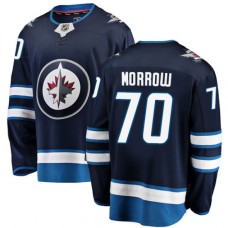 Men Winnipeg Jets #70 Joe Morrow Fanatics Branded Navy Blue Home Breakaway NHL Jersey