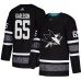 Men Adidas San Jose Sharks #65 Erik Karlsson Black 2019 All-Star Game Parley Authentic Stitched NHL Jersey