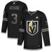 Men Adidas Vegas Golden Knights #3 Brayden McNabb Black Authentic Classic Stitched NHL Jer