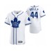 Men Toronto Maple Leafs #44 Morgan Rielly 2020 Hockey x Baseball Crossover Edition Stitched Jersey White