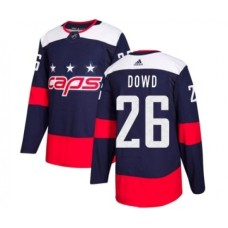 Men Washington Capitals #26 Nic Dowd Adidas Authentic 2018 Stadium Series Stitched Jersey - Navy Blue