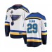 Men St. Louis Blues #29 Vince Dunn Fanatics Branded White Away Breakaway 2019 Stanley Cup Final Bound Hockey Jersey