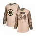 Men Boston Bruins #34 Paul Carey Authentic Camo Veterans Day Practice Hockey Stitched Jersey