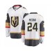 Men Vegas Golden Knights #24 Jaycob Megna Authentic White Away Fanatics Branded Breakaway Hockey Stitched Jersey