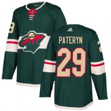 Men Adidas Minnesota Wild #29 Greg Pateryn Premier Green Home NHL Jersey