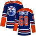 Men Adidas Edmonton Oilers #60 Olivier Rodrigue Premier Royal Blue Alternate NHL Jersey