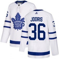 Men Adidas Toronto Maple Leafs #36 Josh Jooris Authentic White Away NHL Jersey