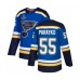 Men St. Louis Blues #55 Colton Parayko Authentic Royal Blue Home 2019 Stanley Cup Champions Hockey Jersey