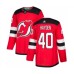 Men New Stitched Jersey Devils #40 John Hayden Authentic Red Home Hockey Stitched Jersey