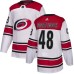 Men Adidas Carolina Hurricanes #48 Jordan Martinook Authentic White Away NHL Jersey