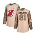 Men New Stitched Jersey Devils #81 Michael Vukojevic Authentic Camo Veterans Day Practice Hockey Stitched Jersey