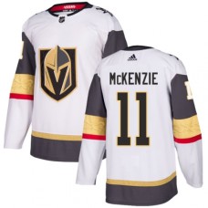 Men Adidas Vegas Golden Knights #11 Curtis McKenzie Authentic White Away NHL Jersey