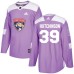 Men Adidas Florida Panthers #39 Michael Hutchinson Authentic Purple Fights Cancer Practice NHL Jersey