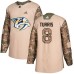 Men Adidas Nashville Predators #8 Kyle Turris Authentic Camo Veterans Day Practice NHL Jersey