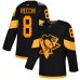 Men Adidas Pittsburgh Penguins #8 Mark Recchi Black Authentic 2019 Stadium Series Stitched NHL Jersey