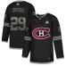 Men Adidas Montreal Canadiens #29 Ken Dryden Black Authentic Classic Stitched NHL Jersey