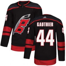 Men Adidas Carolina Hurricanes #44 Julien Gauthier Premier Black Alternate NHL Jersey