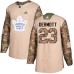 Men Adidas Toronto Maple Leafs #23 Travis Dermott Authentic Camo Veterans Day Practice NHL Jersey