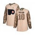 Men Philadelphia Flyers #18 Tyler Pitlick Authentic Camo Veterans Day Practice Hockey Stitched Jersey