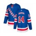 Men New York Rangers #14 Greg McKegg Authentic Royal Blue Home Hockey Stitched Jersey