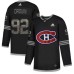 Men Adidas Montreal Canadiens #92 Jonathan Drouin Black Authentic Classic Stitched NHL Jersey