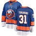 Men New York Islanders #31 Dustin Tokarski Fanatics Branded Royal Blue Home Breakaway NHL Jersey